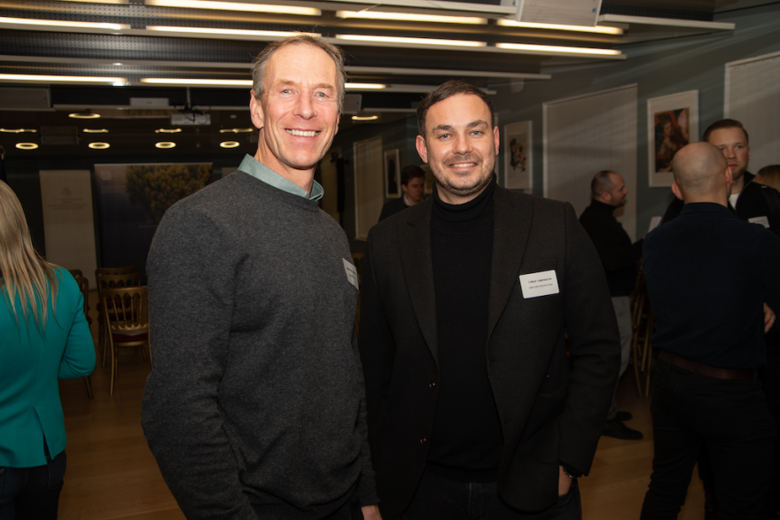 Dangis Sulžinskas (Ecohardwood), Tomas Tamošaitis (GBS Fire Protection).