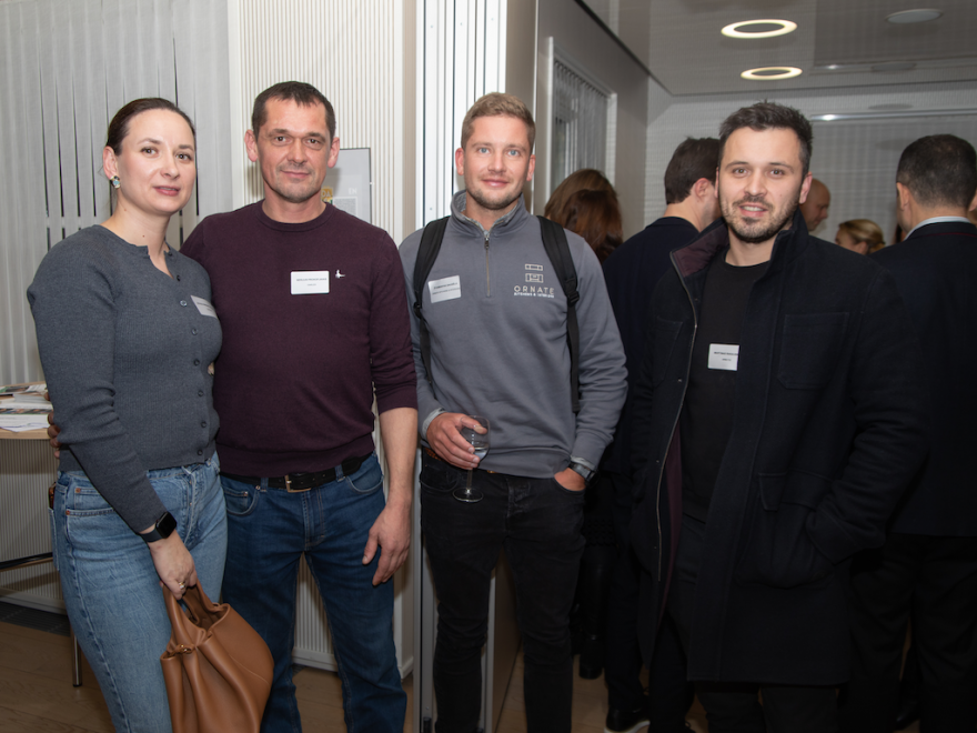 Dovilė Prokofjovienė (Oaklex), Nerijus Prokofjavas (Oaklex), Žygimantas Daugėla (Ornate Kitchens & Interiors), Martinas Rakauskas (MNM Fix).