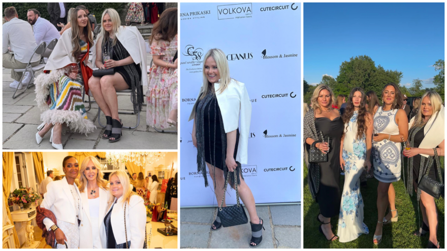 Blossom & Jasmine's CEO Gintare Ferrario at the event.