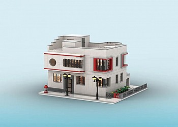 Lietuvis Kauno tarpukario modernizmo pastatą siekia paversti „Lego“ rinkiniu